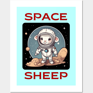 Space Sheep | Spaceship Pun Posters and Art